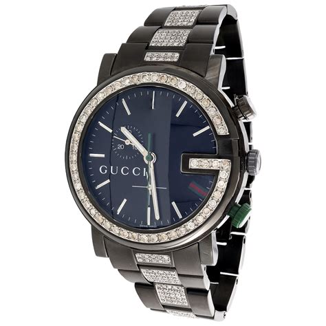 gucci watch mens australia|men's black diamond gucci watch.